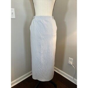 OGL Light Gray Cotton Blend Maxi Skirt Size Medium